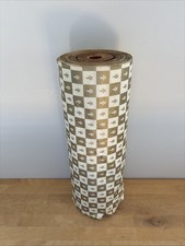 Rolo de papel de embrulho vintage 18” loja de departamentos meados do século moderno brasão de ouro comprar usado  Enviando para Brazil