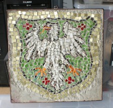 Mosaikbild motiv wappen gebraucht kaufen  Bonn