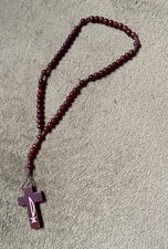 Vintage wooden rosary for sale  CARLISLE