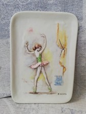 Vintage piattino ballerina usato  Valdastico