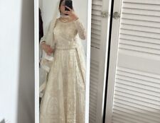 Cream white lehenga for sale  CARDIFF