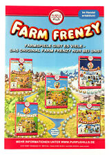 Usado, Farm Frenzy 2 3 Pizza Party Ice Age America mini pôster promocional anúncio arte PC Windows comprar usado  Enviando para Brazil