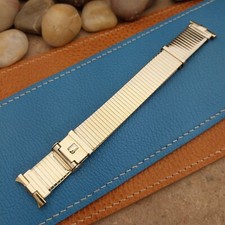 Pulseira de relógio vintage 1960s 19mm 18mm JB Champion Komfit clássica folheada a ouro não usada comprar usado  Enviando para Brazil