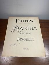 Partition violon flotow d'occasion  Pont-sur-Yonne