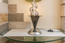 Lampada tavolo acciaio usato  Monserrato