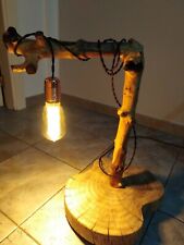 Lampada legno artigianale usato  Massafra