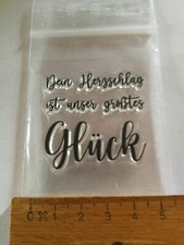 Clearstamp dein herzschlag gebraucht kaufen  Deutschland