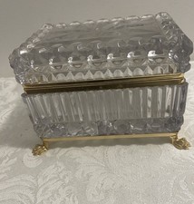 Crystal casket box for sale  Rydal