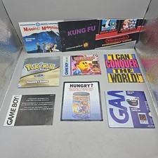 Lote (9) Manuales y Anuncios Nintendo - NES, GameBoy, Color, Póster, Revista segunda mano  Embacar hacia Mexico