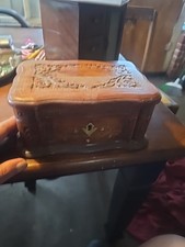 box key hand carved for sale  Fort Worth