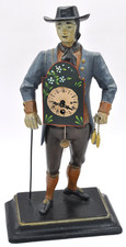 Schwarzwald Uhrenträger Tischuhr mit Pendel und Schlüssel, Höhe ca. 40 cm, usado comprar usado  Enviando para Brazil