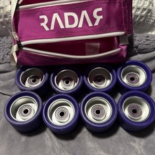 Rodas de skate roxas Anabolix com rolamentos patinados algumas vezes comprar usado  Enviando para Brazil