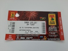 Park concert ticket for sale Park concert ticket for sale  BONNYRIGG