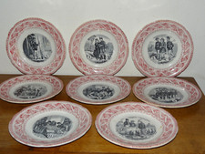 Assiettes parlantes porcelaine d'occasion  Bidart