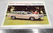 1965 GM Oldsmobile Station Wagon Brochura RARO Vintage Original F-85 COMO NOVO A comprar usado  Enviando para Brazil