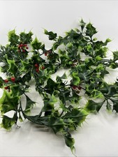 Plastic holly garland for sale  Clinton