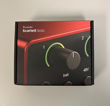 Interface de gravação de áudio Focusrite Scarlett Solo 4ª geração USB *FRETE GRÁTIS comprar usado  Enviando para Brazil