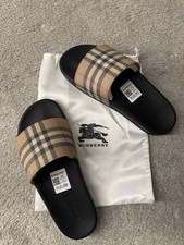 Burberry sliders furley for sale  UK