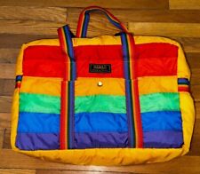 Usado, Antiga bolsa arco-íris isolada Havaí refrigerador bolsa grande comida bebida praia piscina comprar usado  Enviando para Brazil