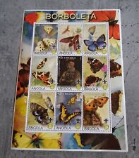 ANGOLA BORBOLETA -BORBOLETAS SCOUTING ROTATIVO FOLHA INTERNACIONAL MNH comprar usado  Enviando para Brazil