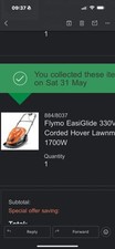 Flymo hover lawnmower for sale  HIGH WYCOMBE