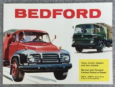 Folheto de vendas pôster chassi ônibus caminhão basculante BEDFORD Vans setembro 1964 B.1052, usado comprar usado  Enviando para Brazil