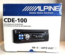 Rádio de carro Alpine CDE-100 CD player receptor USB auxiliar MP3 WMA ACC AM/FM COM PORTA comprar usado  Enviando para Brazil