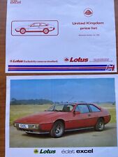Lotus eclat excel for sale  COLCHESTER