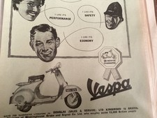 Vespa douglas guzzi for sale  BRIGHTON