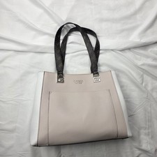 Bolsa tote Guess feminina blush grande bloco multicolorido couro vegano alça dupla comprar usado  Enviando para Brazil