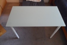 Ikea glass desk for sale  ADDLESTONE