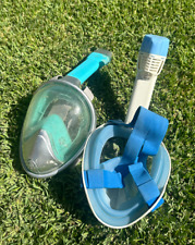 Conjunto de 2 máscaras de snorkel - Azul/verde comprar usado  Enviando para Brazil