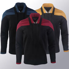 ST Picard 3 Geordi Gold Uniforms Starfleet Rot Blau Jacke Top Shirts Kostüm comprar usado  Enviando para Brazil