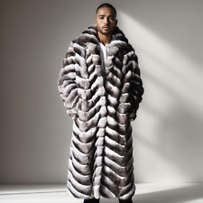Mens chinchilla coat d'occasion  Expédié en Belgium