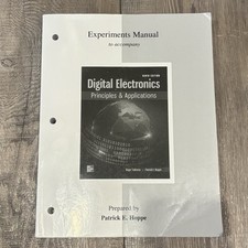 Experiments Manual To Accompany Digital Electronics: Principles and Applications segunda mano  Embacar hacia Mexico