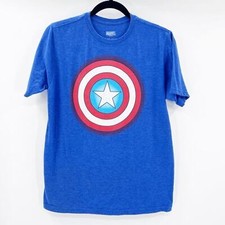 Camiseta gráfica Marvel Kids unissex azul Capitão América tamanho 2X comprar usado  Enviando para Brazil