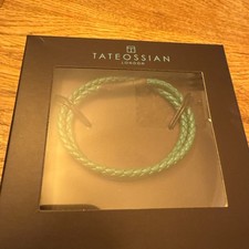 Tateossian leather green for sale  PICKERING