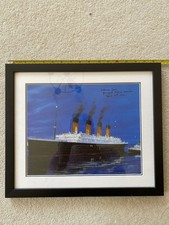 Titanic framed print for sale  WATFORD