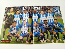 Lech Poznań / Didier Drogba - Plakat dwustronny 46cmx30cm 2010 na sprzedaż  PL