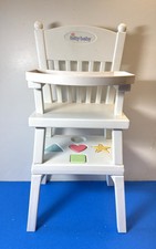 Cadeira alta American Girl Bitty Baby aposentada com 4 formas e bandeja e caixa, usado comprar usado  Enviando para Brazil
