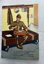 Cartolina militare umoristica usato  Genova