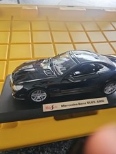 MAISTO ESCALA 1:18 MERCEDES BENZ SL65 AMG DIECAST, preto, seminovo comprar usado  Enviando para Brazil