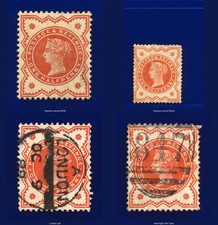 1887 SG197 1/2d Vermilion Usado Todas as Imagens Escolha De 4 Itens kapq comprar usado  Enviando para Brazil