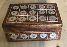 Vintage wooden decorated for sale  IPSWICH