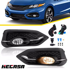 Lâmpadas de neblina com interruptor + lâmpadas LH e RH para Honda Civic cupê 2 portas 2014-2015 comprar usado  Enviando para Brazil