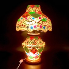 Tischlampe kamelhaut vintage gebraucht kaufen  München