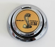 NOVO 1967-1968 Mustang Shelby Cobra tampa de gás ouro pop aberto cobra emblema GT350 comprar usado  Enviando para Brazil
