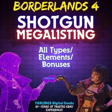 Borderlands 4 (BL4) 🎉 Espingarda - GODROLL MEGALIST ✨ Todos os Tipos/Elementos/Bônus ✨ comprar usado  Enviando para Brazil