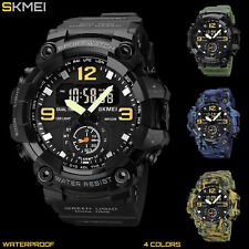 RELÓGIO DE PULSO MASCULINO GRANDE GRANDE À PROVA D'ÁGUA DIGITAL ESPORTIVO MILITAR TÁTICO 54mm comprar usado  Enviando para Brazil