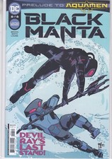 Comics black manta for sale  COLCHESTER